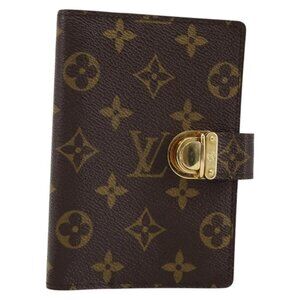 LOUIS VUITTON Monogram Agenda Koala PM Day Planner Cover R21013 LV Auth 142758